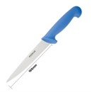 Couteau à filet Hygiplas bleu 150mm